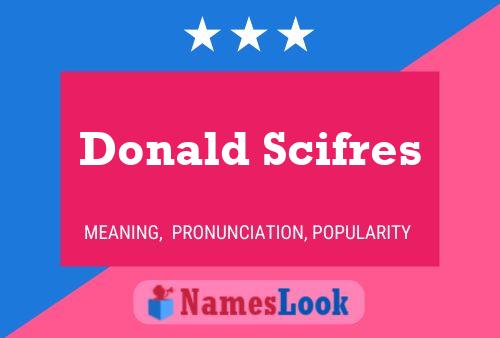 Donald Scifres 名字海报