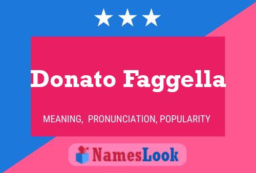 Donato Faggella 名字海报