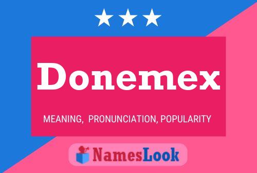 Donemex 名字海报