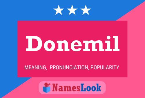 Donemil 名字海报