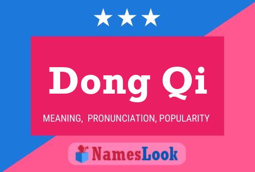 Dong Qi 名字海报