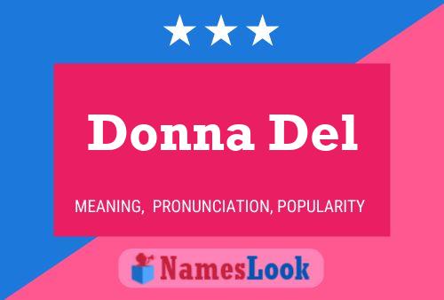 Donna Del 名字海报