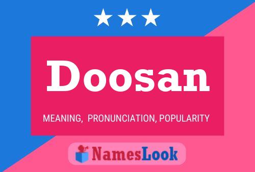 Doosan 名字海报