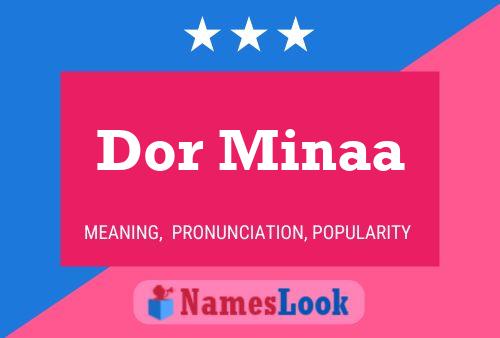 Dor Minaa 名字海报