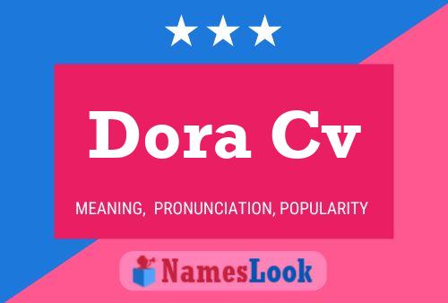 Dora Cv 名字海报