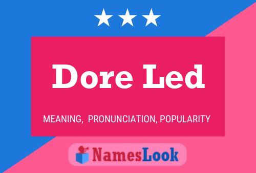 Dore Led 名字海报