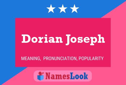 Dorian Joseph 名字海报