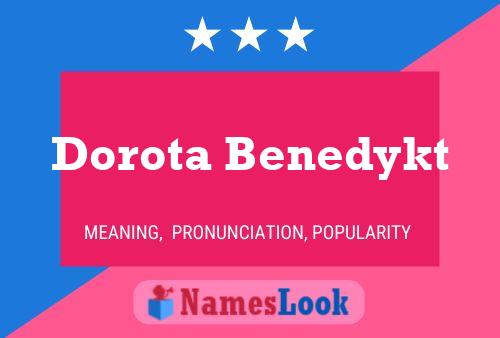 Dorota Benedykt 名字海报