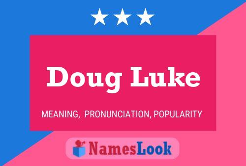 Doug Luke 名字海报