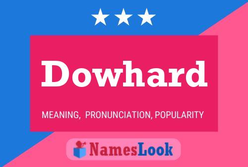 Dowhard 名字海报