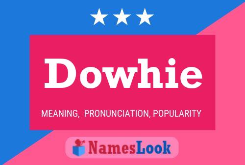 Dowhie 名字海报