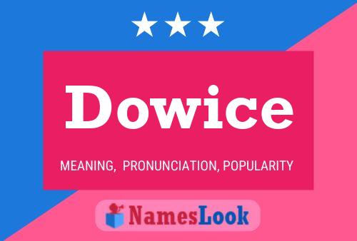 Dowice 名字海报