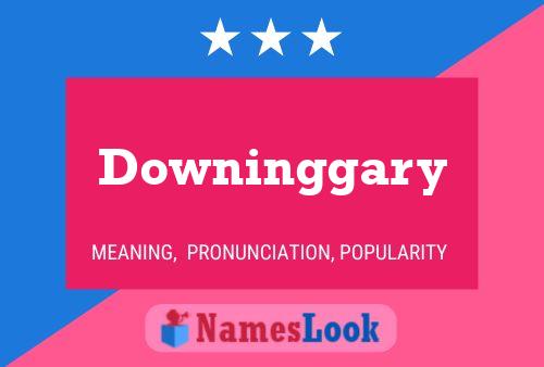 Downinggary 名字海报