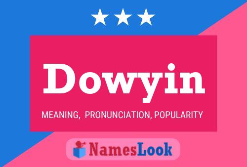 Dowyin 名字海报