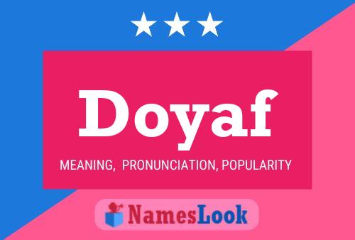 Doyaf 名字海报