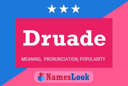 Druade 名字海报