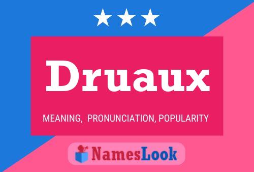 Druaux 名字海报