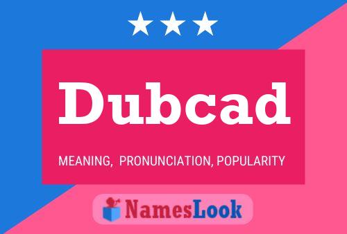 Dubcad 名字海报