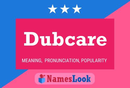 Dubcare 名字海报