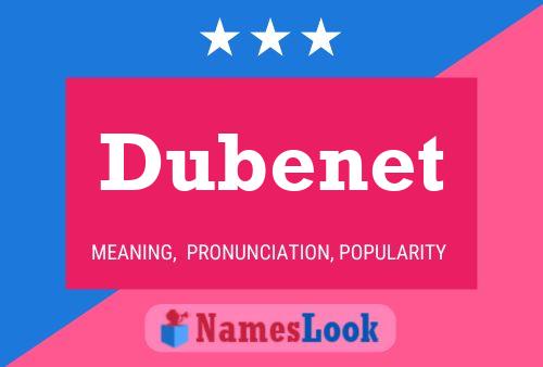 Dubenet 名字海报