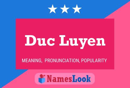 Duc Luyen 名字海报