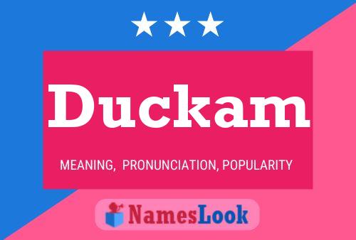 Duckam 名字海报