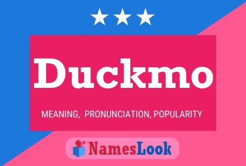 Duckmo 名字海报