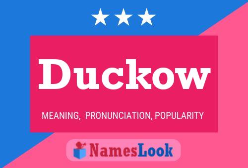 Duckow 名字海报