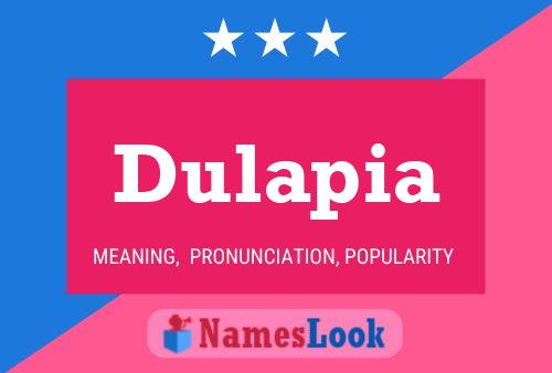 Dulapia 名字海报