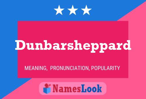 Dunbarsheppard 名字海报