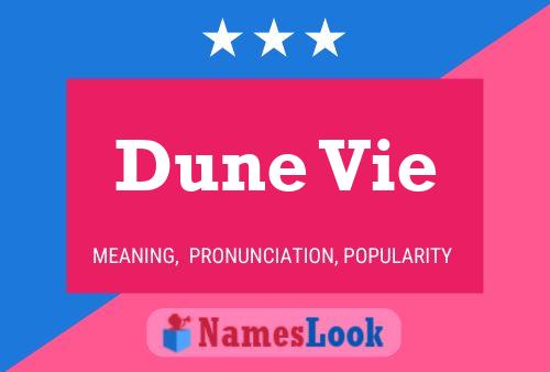 Dune Vie 名字海报