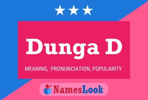 Dunga D 名字海报