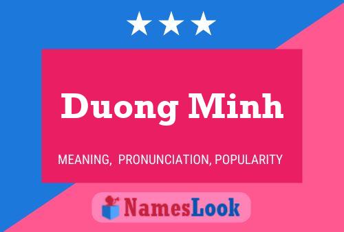 Duong Minh 名字海报