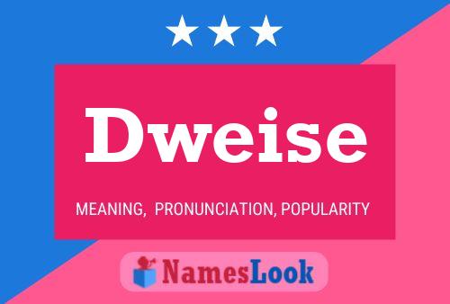 Dweise 名字海报