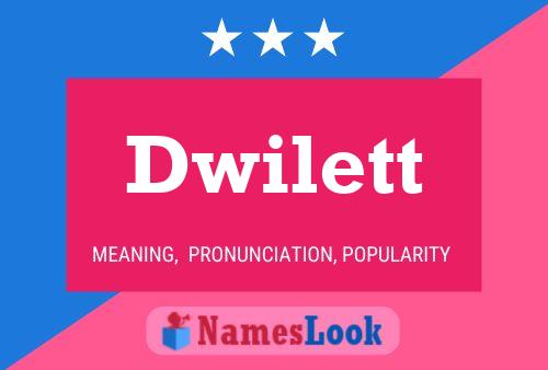 Dwilett 名字海报