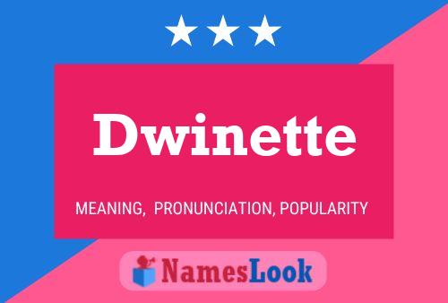 Dwinette 名字海报