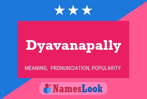 Dyavanapally 名字海报