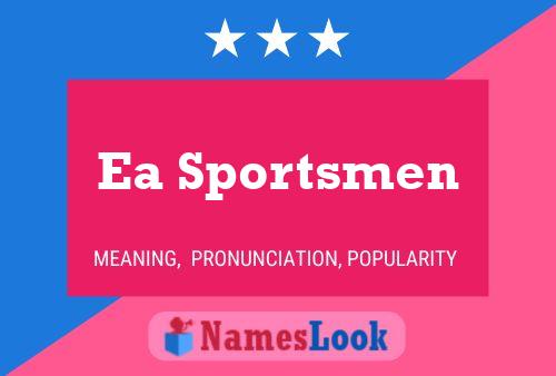 Ea Sportsmen 名字海报