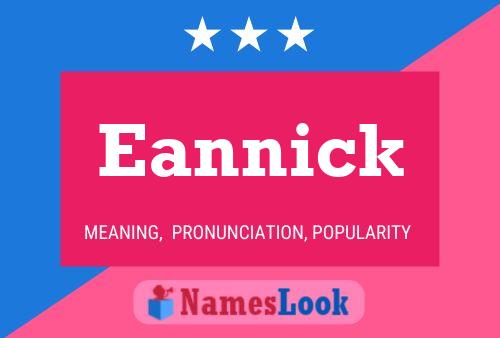 Eannick 名字海报