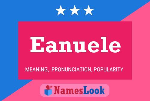 Eanuele 名字海报