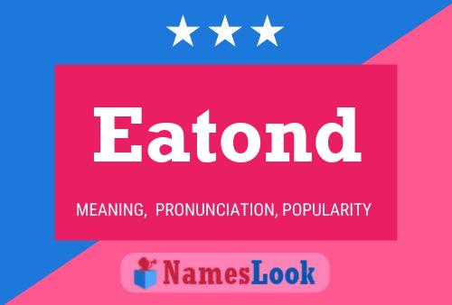 Eatond 名字海报