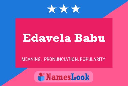 Edavela Babu 名字海报