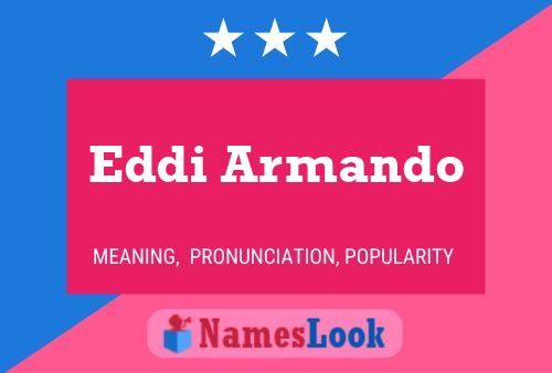 Eddi Armando 名字海报