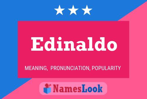 Edinaldo 名字海报