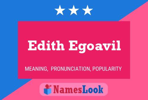 Edith Egoavil 名字海报