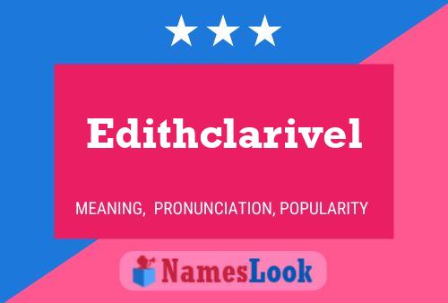 Edithclarivel 名字海报