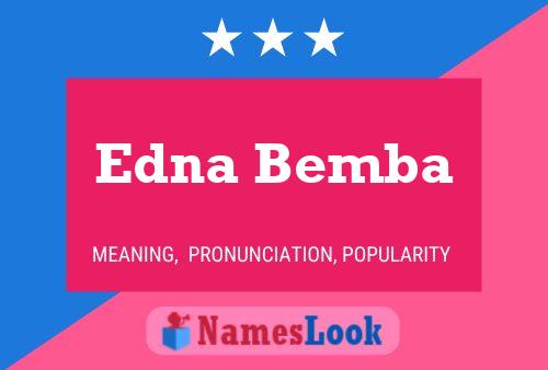 Edna Bemba 名字海报