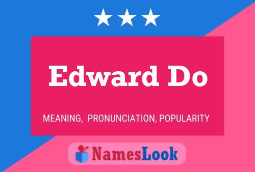 Edward Do 名字海报