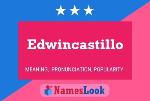 Edwincastillo 名字海报