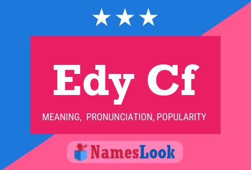 Edy Cf 名字海报